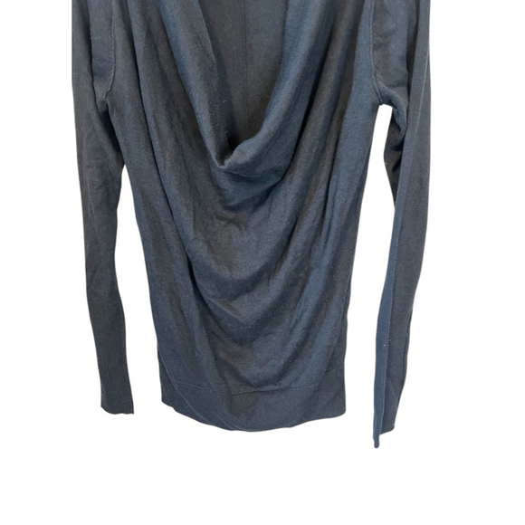 Women's Bench. Dark Blue Cowl Neck Sweater XS Knit Top - Picture 3 of 10